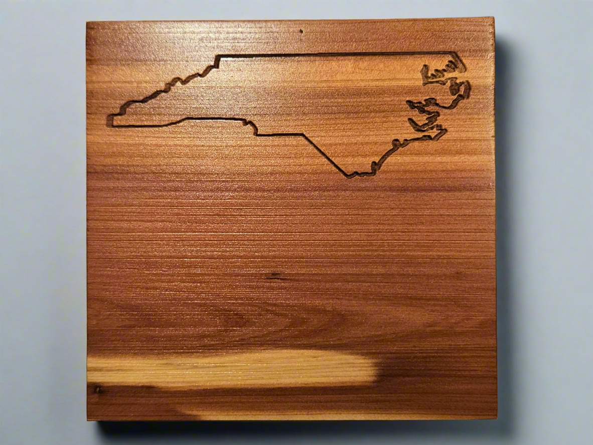 North Carolina Cedar Coasters