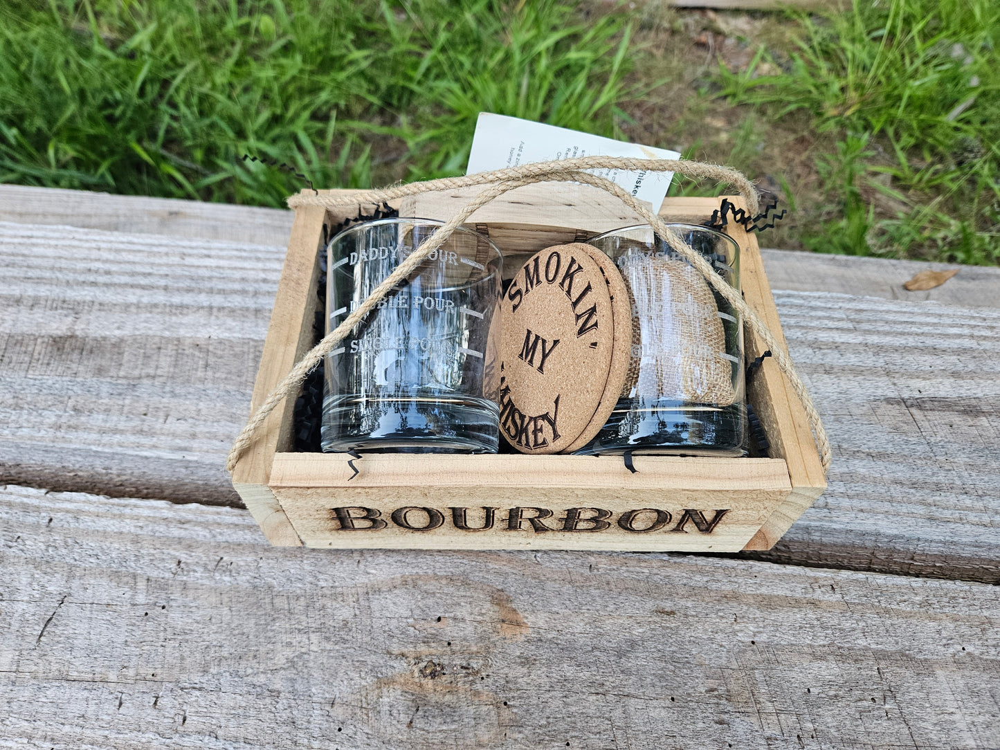 Bourbon glass set