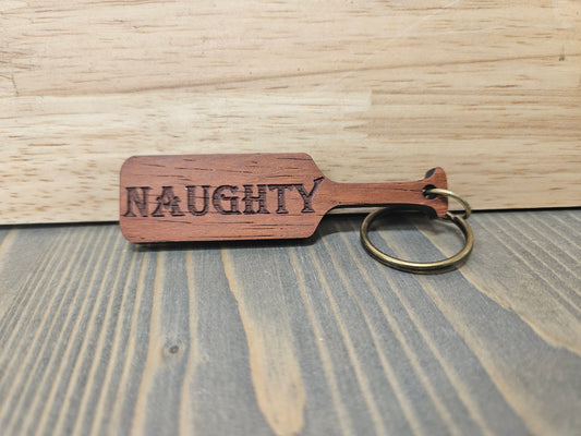 Wooden Paddle Keychains