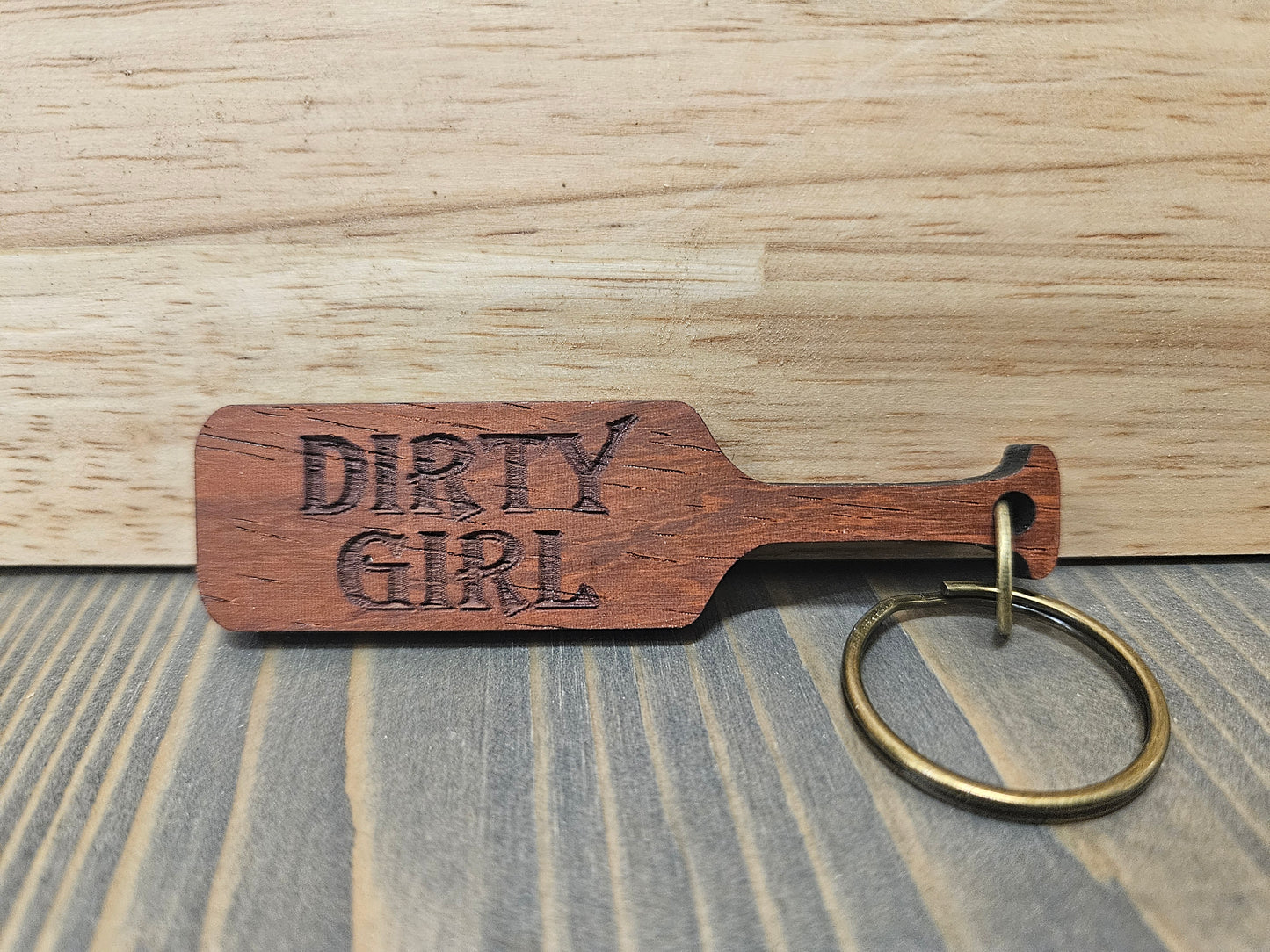 Wooden Paddle Keychains