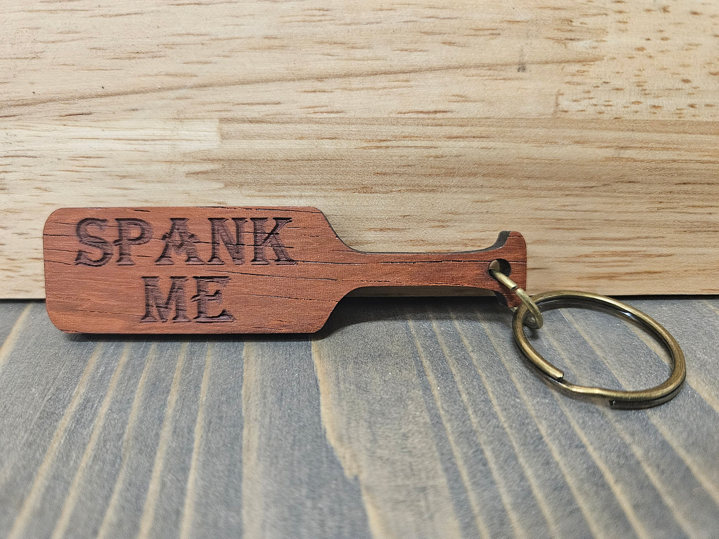 Wooden Paddle Keychains