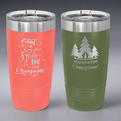 Custom Engraved Tumbler - 20oz