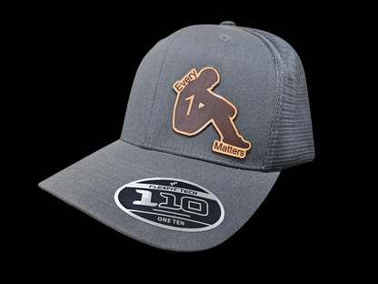 Hear Their Silence! Leather Patch Hat